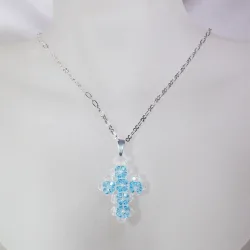 Pendant 45cm - Kara-Silver Chain - Pendant 45cm - Laiton argenté